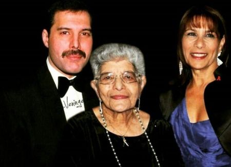 Freddie along with his sister and mother